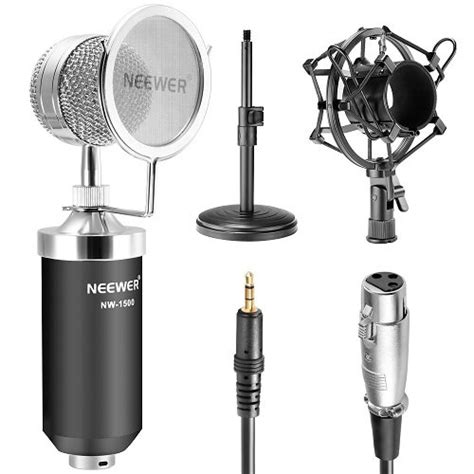 Buy Neewer Nw 1500 Desktop Broadcast And Condenser Microphone With Audio