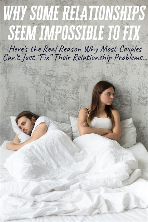The Real Reason You Cant “fix” Your Relationship Problems Relationship Problems Life Quotes
