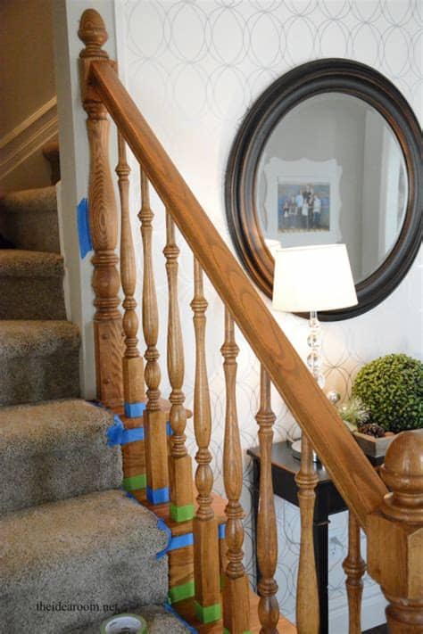 Check out our stair banister selection for the very best in unique or custom, handmade pieces from our home improvement shops. How to Stain an Oak Banister - The Idea Room