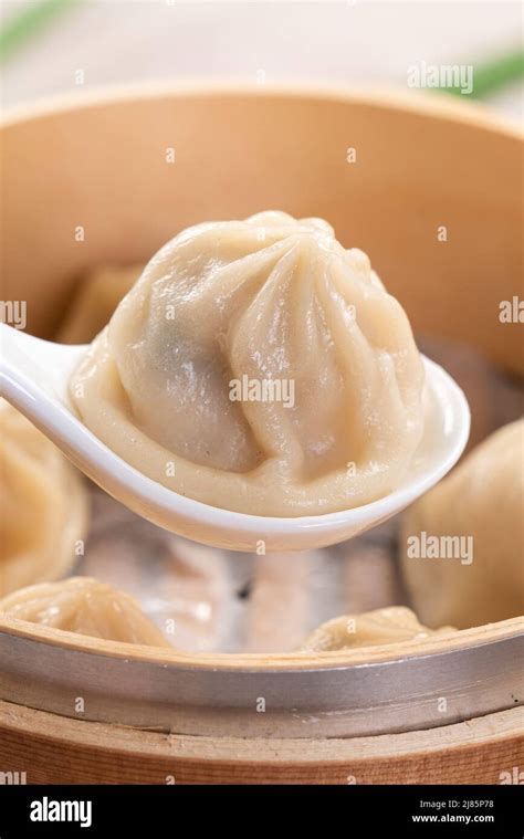 Steamed Pork Soup Dumplings Named Xiao Long Bao In Taiwan Taiwanese