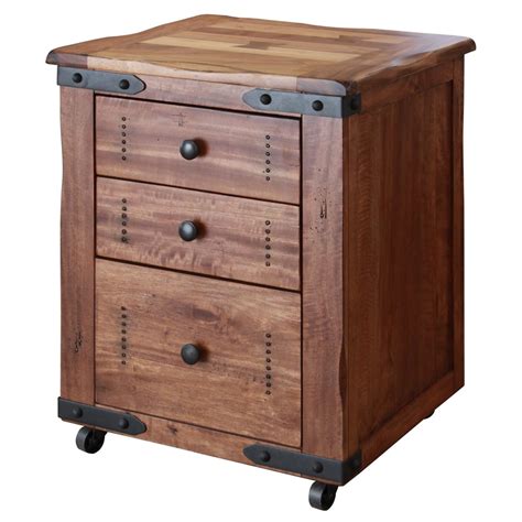 Make an offer on a great item today! Parota Wood File Cabinet | Wooden Office Furniture | City Home