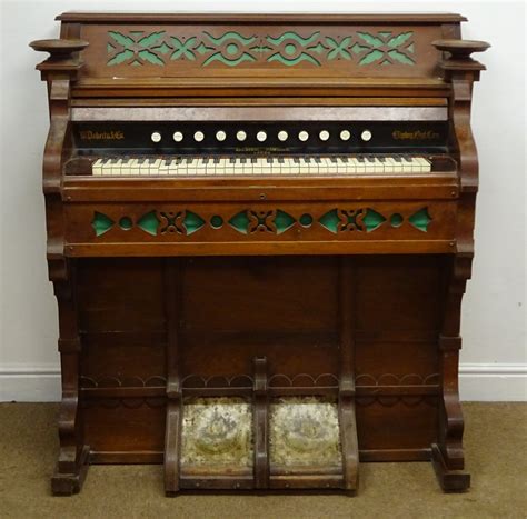 Victorian Mahogany Framed Bellow Organ Archibald Ramsden Limited
