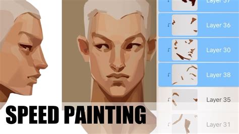 Digital Painting Skin Coloring Rendering Process Youtube