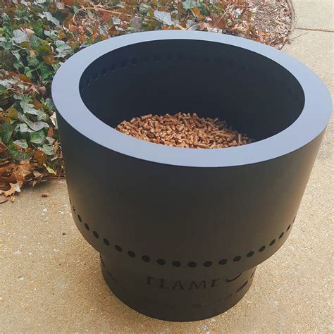What a smokeless fire pit is & how they work. Flame Genie - Wood Pellet Smokeless Fire Pit