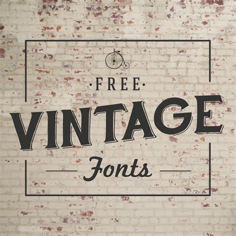 2015 continues to be a fantastic year for vintage fonts. Free Vintage Fonts | The Anastasia Co.