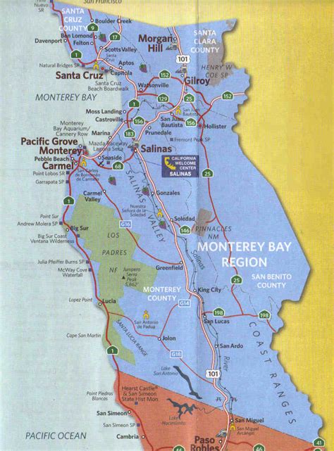 Monterey County Map Boundaries