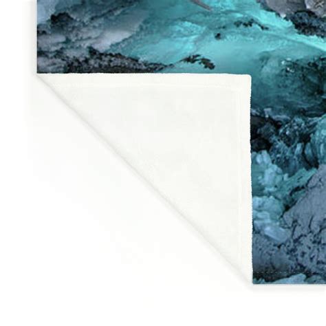 Crystal Ice Cave Fleece Blanket By Piriya Photography