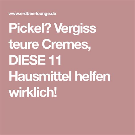 Pickelmale po / effaclar duo (+) : Diese 11 Hausmittel gegen Pickel helfen wirklich! (mit ...