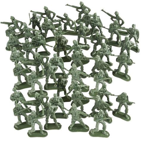 Buy Artcreativity Little Green Army Men Toy Soldiers Bulk Pack Of 144 Toys Figurines Plastic