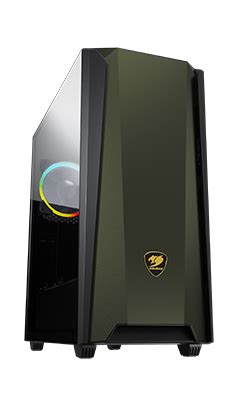 Cougar Mx Iron Rgb Mid Tower Case Cougar