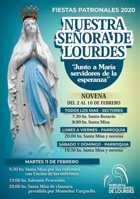 Fiestas Patronales En Honor A Nuestra Señora De Lourdes Arzobispado