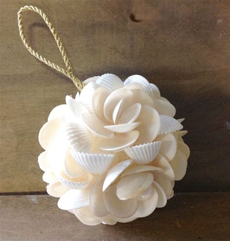 Sea Shell Bulb Ornament Shell Crafts Diy Seashell Christmas