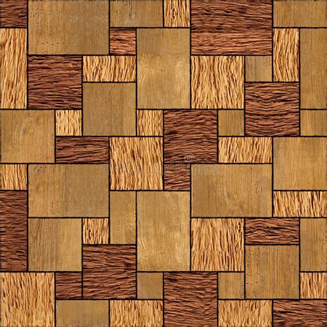 Abstract Wooden Paneling Pattern Seamless Background Wood Texture Stock Illustration