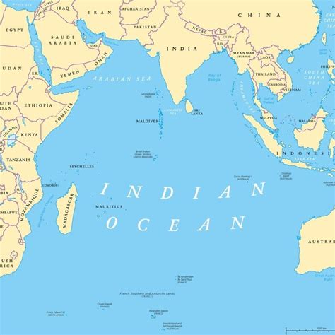 Indian Ocean Map And 8 Most Beautiful Indian Ocean Vacations Best