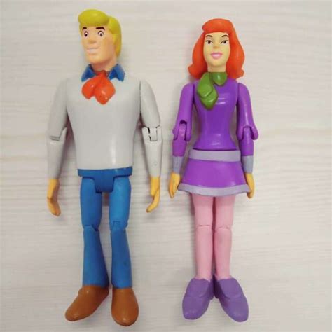 Scooby Doo Fred Daphne Set 5 Action Figure Hanna Barbera Charter Toy