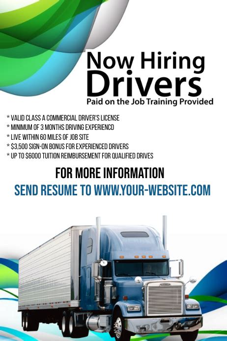 Now Hiring Flyer Template Postermywall