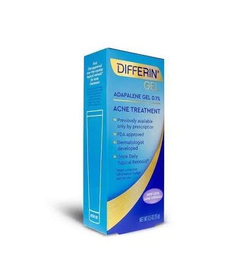 302994920303 Differin Adapalene Gel 01 Acne Treatment 15g