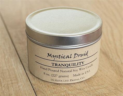 Tranquility Ritual Candle Spell Candle 8oz All Natural Soy Ritual