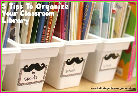 5 Tips To Organize Your Classroom Library The Kindergarten Smorgasboard