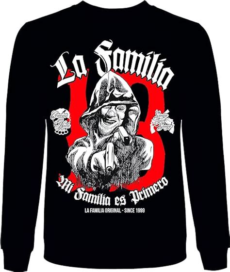 La Familia Original Sweatshirt Pullover Mi Familia Es Primero Weiß