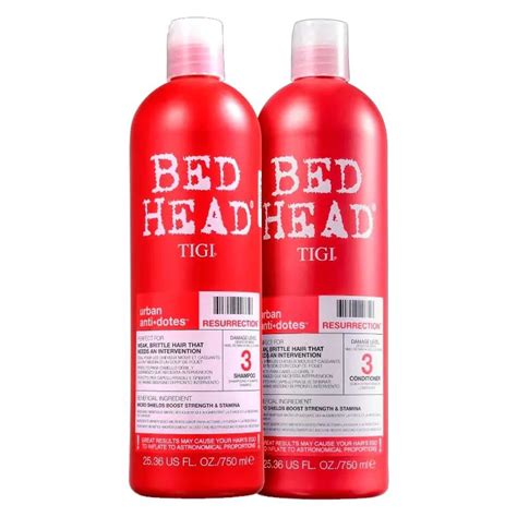 Bed Head Tigi Urban Antidotes Resurrection Kit Shampoo 750ml
