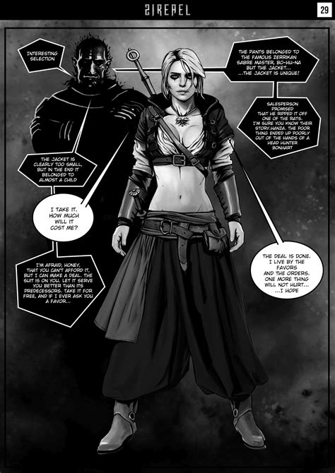 Artstation Zireael The Witcher Ciri Comic Page 29