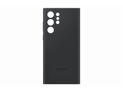 Samsung Galaxy S22 Ultra Silikondeksel Sort Deksel Til Mobiltelefon