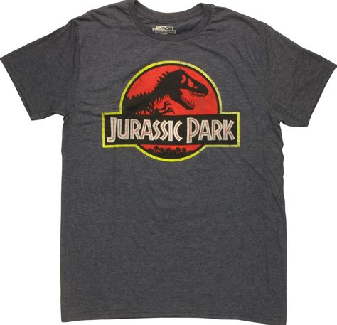 Jurassic Park Vintage Heather T Shirt