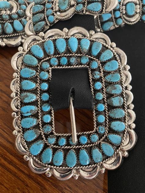 Navajo Victor Moses Begay Vmb Signed Unworn Sterling Silver Turquoise