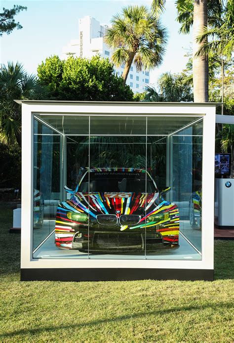 Jeff Koons Colorful Bmw Art Car Makes A Us Debut At Art Basel In Miami