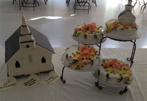 Cake Design For Church Anniversary Church Anniversary Cake