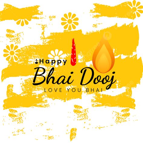 Happy Bhai Dooj Festival Wish With Tilak Bhai Dooj Tilak Fastival