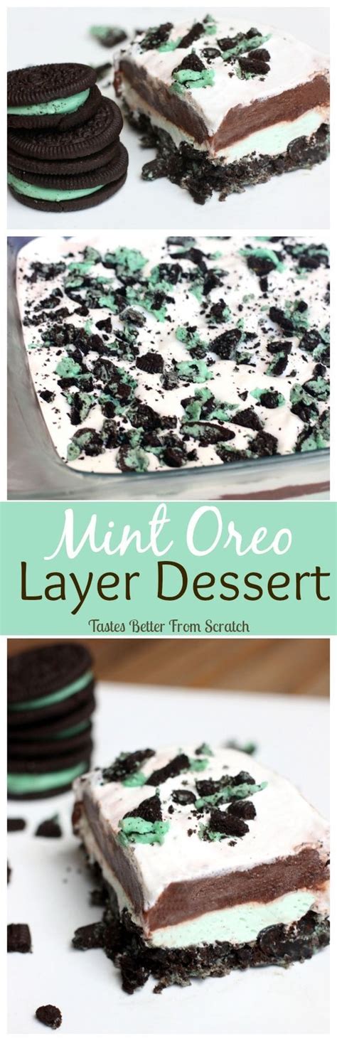 She is amazing and probably the best cook i know but occasionally likes to keep things as simple as if you love oreos, if you love chocolate, if you love easy recipes… then this recipe is for you! Mint Oreo Layer Dessert | Recipe | Mint desserts, Oreo ...