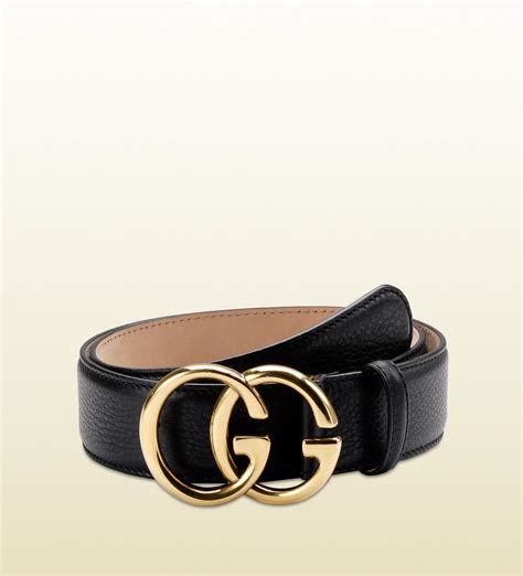 Gucci Belt With Double G Buckle In Black Lyst