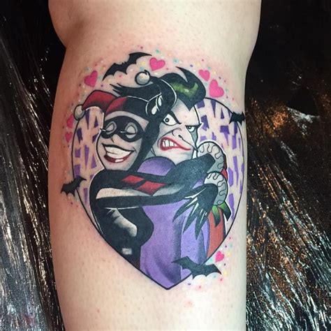 39 Joker And Harley Quinn Tattoo Drawings AlasdairBriar