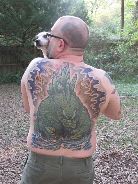 Seriously Good Godzilla Tattoos Photos Klyker