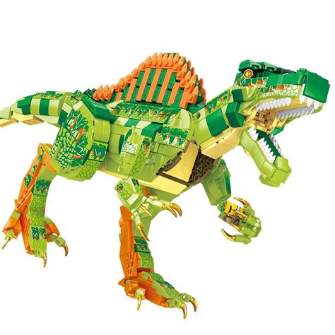 Filme jurássico indominus rex dinossauro mundo modelo blocos de