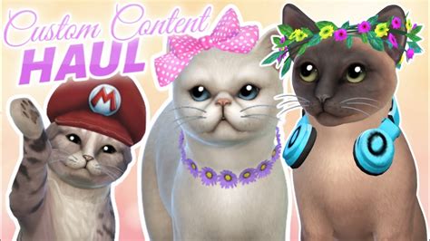 Pets Cc Shopping Haul The Sims 4 Cats And Dogs Cc