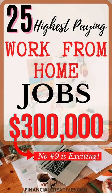 What Are The Highest Paying Work From Home Jobs