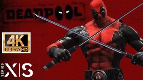 Deadpool Xbox Series X Gameplay 4k Youtube