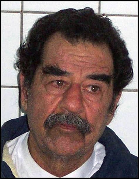 Portrait Republic Of Iraq Former President Saddam Hussein Following