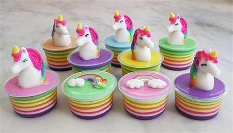 Yochanas Cake Delight Unicorn Jelly Cups