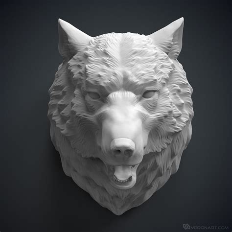 Download 340 cat free 3d models, available in max, obj, fbx, 3ds, c4d file formats, ready for vr / ar, animation, games and other 3d projects. Wolf head 3d model. For 3d printing or CNC carving