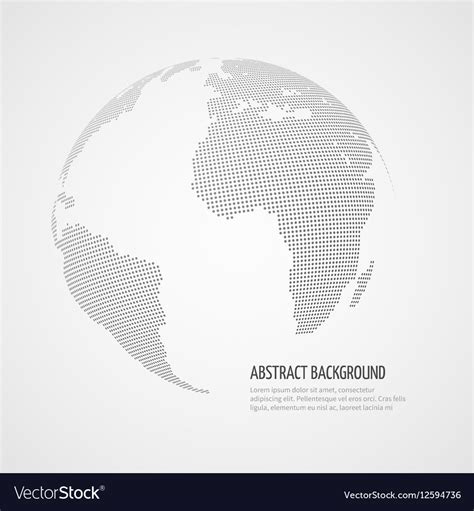 World Map Infographics Template Royalty Free Vector Image