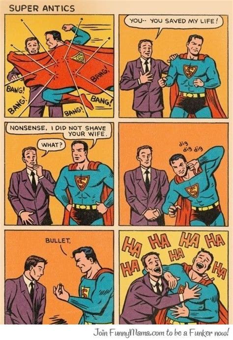 Superman Joke Funny Comics Comics Funny Pictures