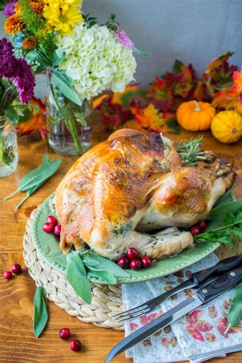 Sage Butter Turkey Recipe The Food Charlatan