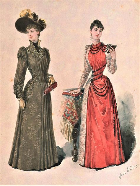 La Mode Illustree 1890 1890s Fashion 19th Century Fashion 1890
