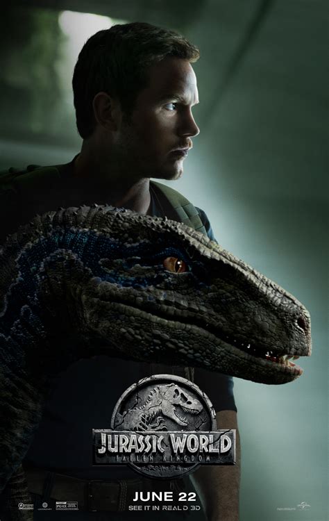 Chris Pratt And Blue Stand Ready On An Awesome New Poster For Jurassic