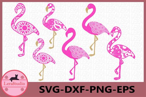 Flamingo Svg Flamingo Mandala Svg Zentangle Svg Cut Files Design Bundles