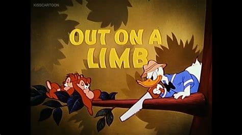 Donald Duck Out On A Limb 1950 Opening Title And Closing Disney